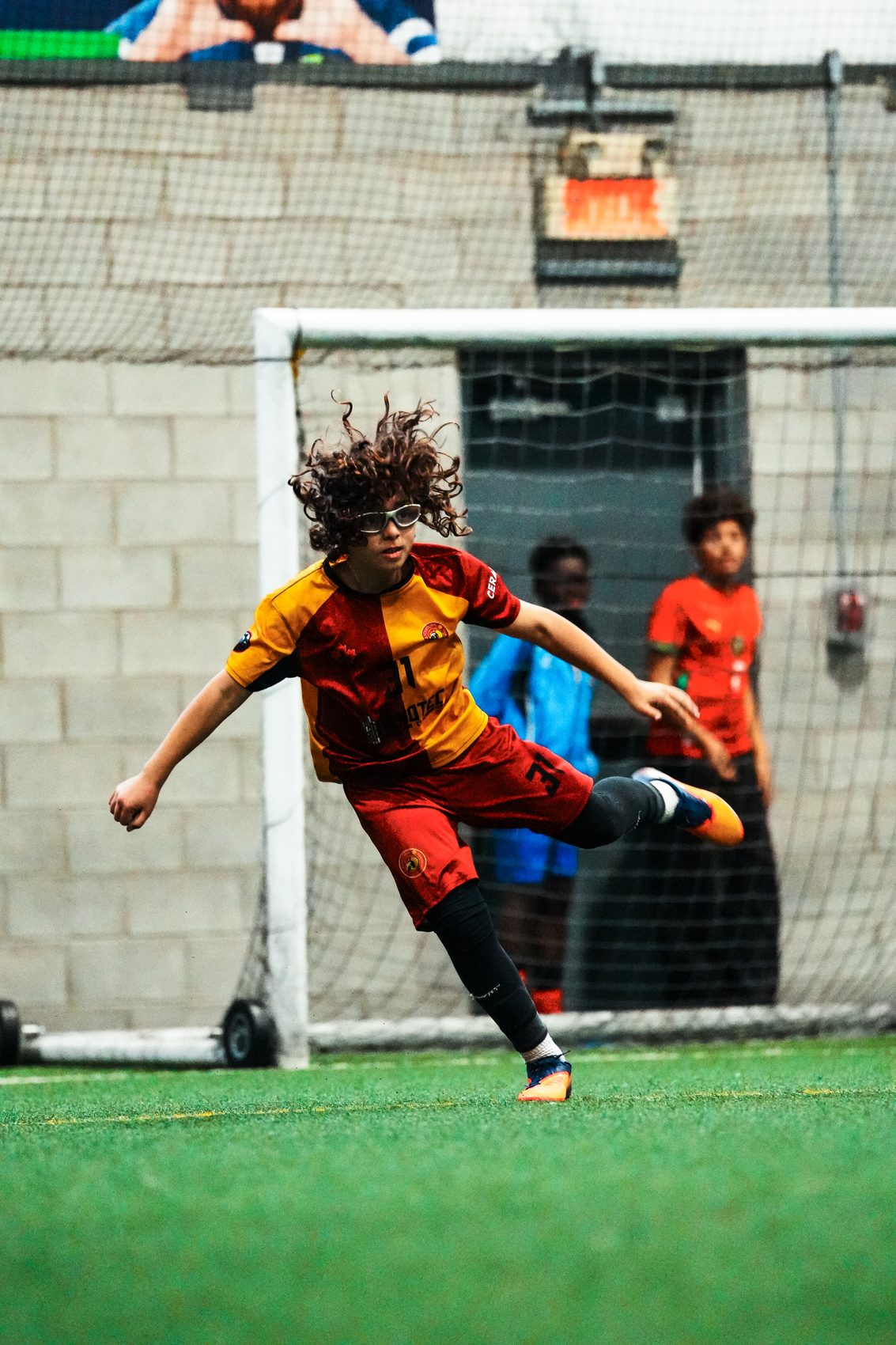 Tir au but pendant le tournoi Tricolor