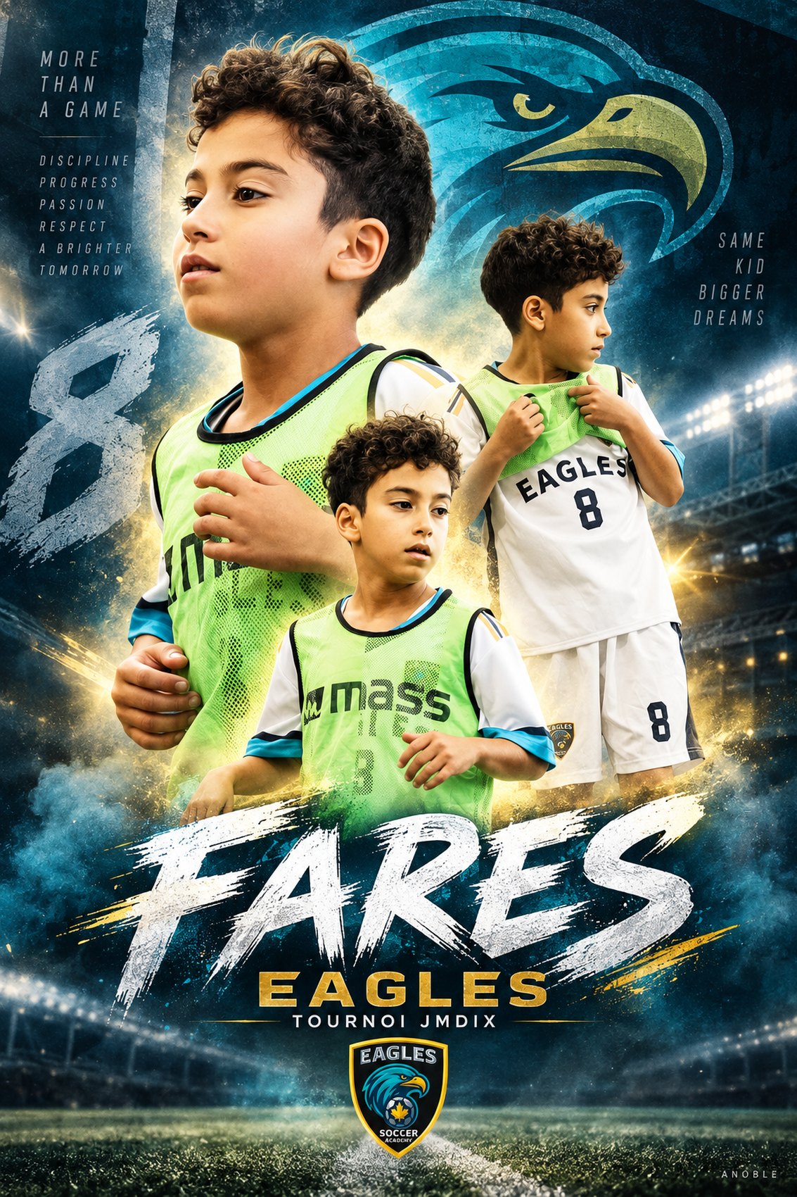 Poster de Fares, Eagles, Tournoi JMDIX