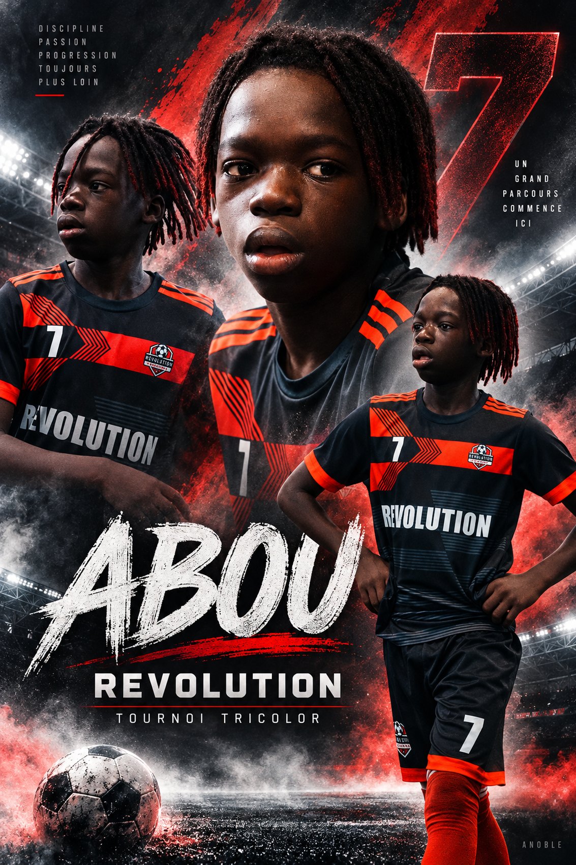 Poster d’Abou, Revolution, Tournoi Tricolor